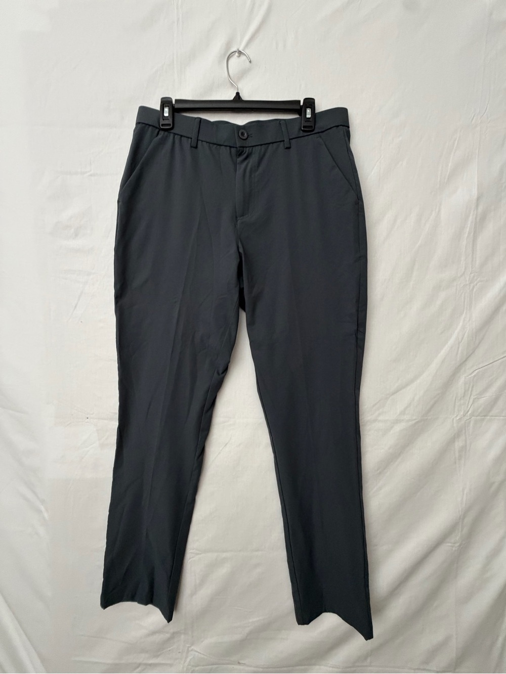 Men’s Libin Gray Dress Pants Size 32x32 100% Polyester (A748)